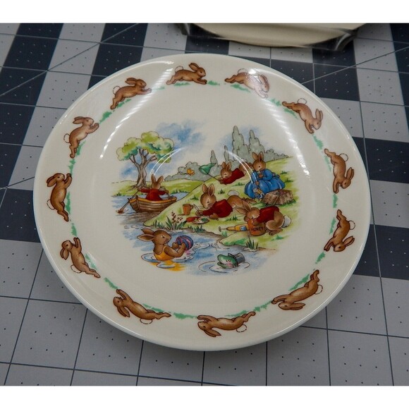 Royal Doulton Bunnykins Child 3 Piece Set English Fine Bone China Stoke on Trent - Picture 7 of 9